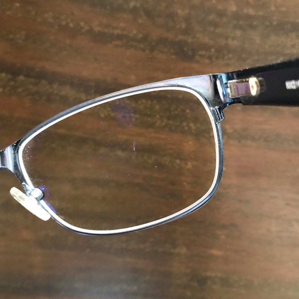 Bulova Clearwater Glasses in Sapphire -  53-16-140 - Blue Metal Eyeglasses - Picture 8 of 8